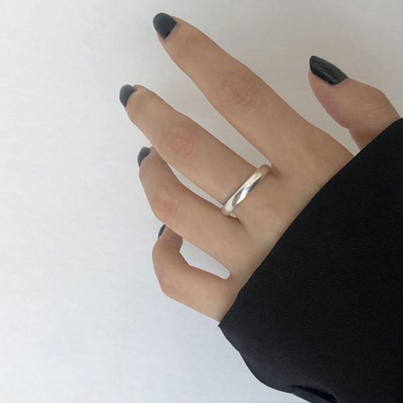 Trendy Geometric Open Adjustable Ring: Women s Irregular Exaggerated Design Open Adjustable