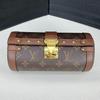 [Używana] Torba na ramię Papillon Trunk Monogram Chain Zapięcie na zamek S Pokryte płótno ze skórzanym wykończeniem - Doskonały #Q4ZXP7