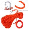 8mm Nylon Floating Lifesaving Wire Snorkeling Safety Rope Boat Diving Swimming Lifeguard Rescue Line with Buoyant Loop