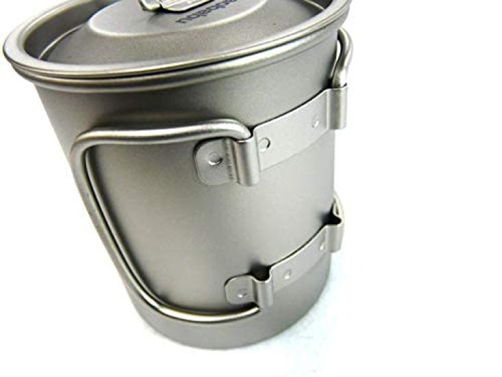 Gaobabu Titanium Mug 300ml 400ml Set Lid and Mesh & (with Bag)