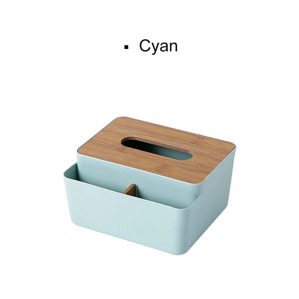 Taschentuchbox, Serviettenhalter, Fernbedienungsaufbewahrung, multifunktionaler Schreibtisch-Organizer, Serviettenhalter