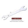 uxcell Thin Open End 10mm x Metric Double Open End Chrome Mirror High Carbon Slim Wrenches for Home Machine 10 Pieces Wrenches, 11mm, Wrenches,