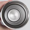 500ml Twisted Swirl 304 Stainless Steel Travel Tumbler, Double Wall Vacuum Insulated Coffee Mug with Flip Lid