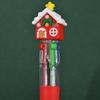 Multicolor Christmas Ballpoint Pen - Festive Gift for Students, Journaling & More