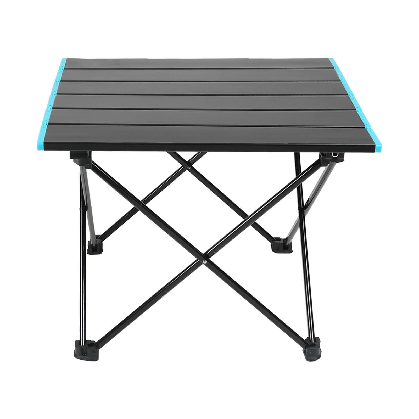 Folding Camping Table Aluminium Alloy Lightweight Outdoor Portable Foldable Table with Storage Bag for Picnic Barbecue