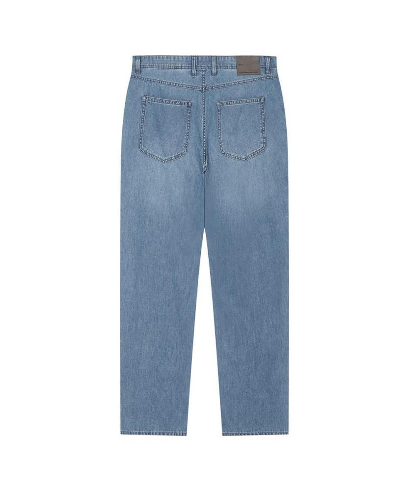NOTIG Cotton Denim Pants Navy