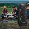 RGB Light Charging Karaoke Set with Wireless Microphone Big Speaker New Bluetooth Speaker