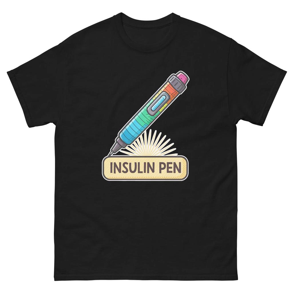 Insulin Pen Hospital Health Medical Safety T-Shirt