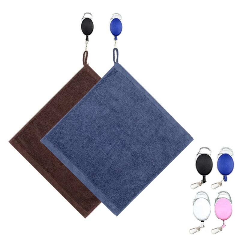 Antibacterial Golf Towel Reel Golf Ball Towel [WB16D4B] Brown + Blue Reel