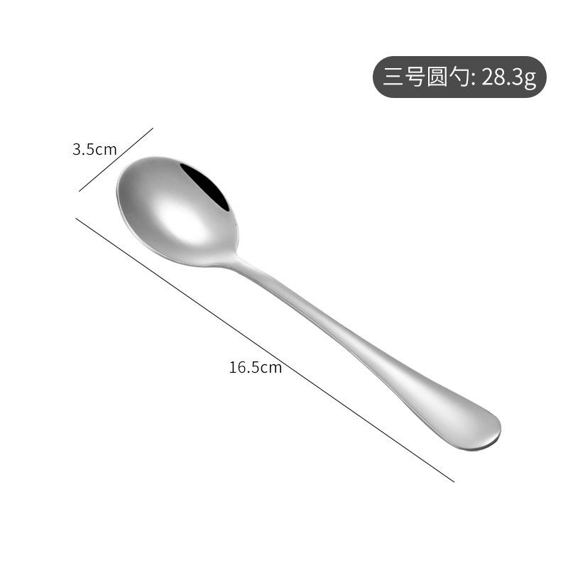 Western tableware Stainless steel knives, forks and spoons set Hotel supplies Steak knife Western food fork and spoon
