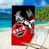 Fußball Club Köln Ziegen Strandtuch - Weiche, Saugfähige Mikrofaser, Leicht, Ideal für den Strand, Partys, Reisen, Camping Fan Geschenke