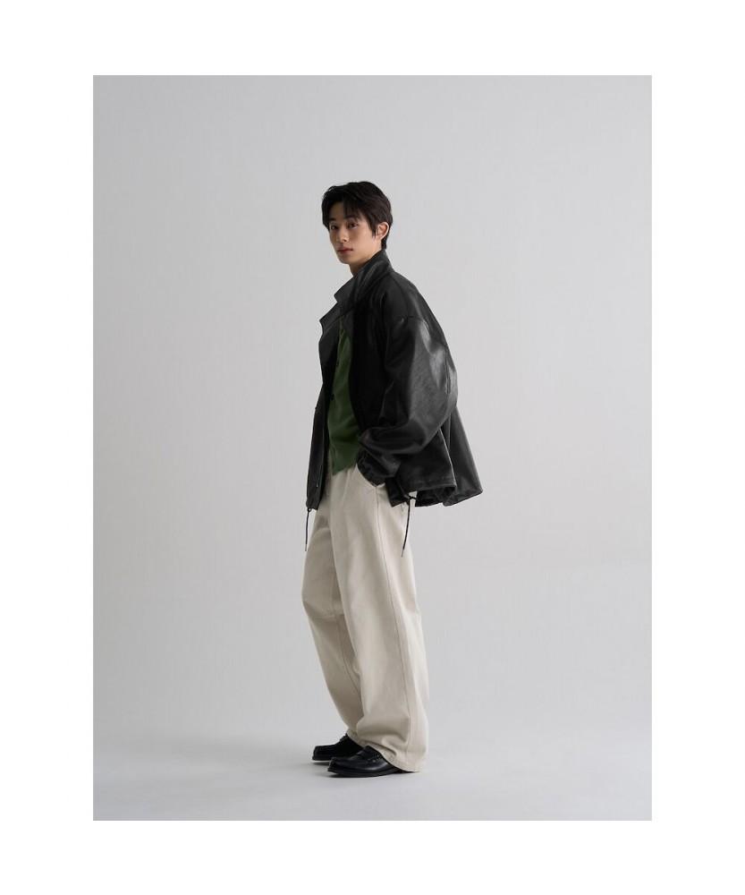 8seconds Ecru Cotton Dyed Half-Banding Denim Pants Ivory