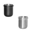 Professional Espresso Dosing Cup Coffee Bowl Espresso Powder Bowl Stainless Steel Texture Suitable for Coffee Machine