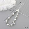 Korean Love Heart Beaded Phone Chain & Keychain Set for Women