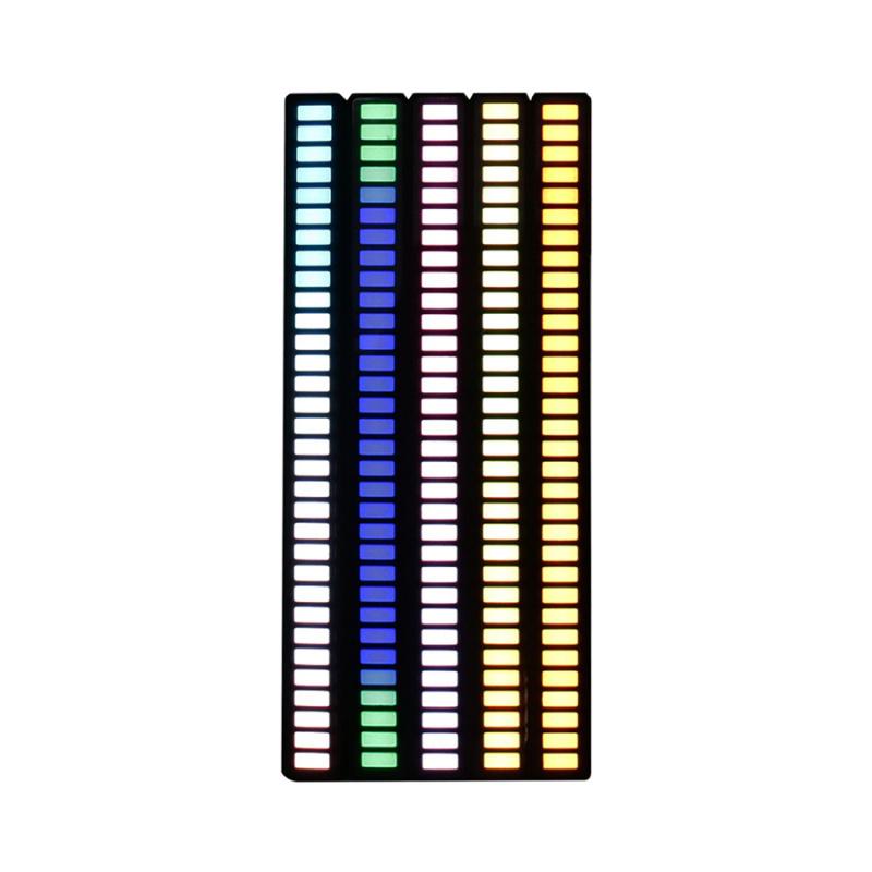 Rechargeable Car Sound Control Rgb Light Decoration Music Rhythm Ambient Lamp X1