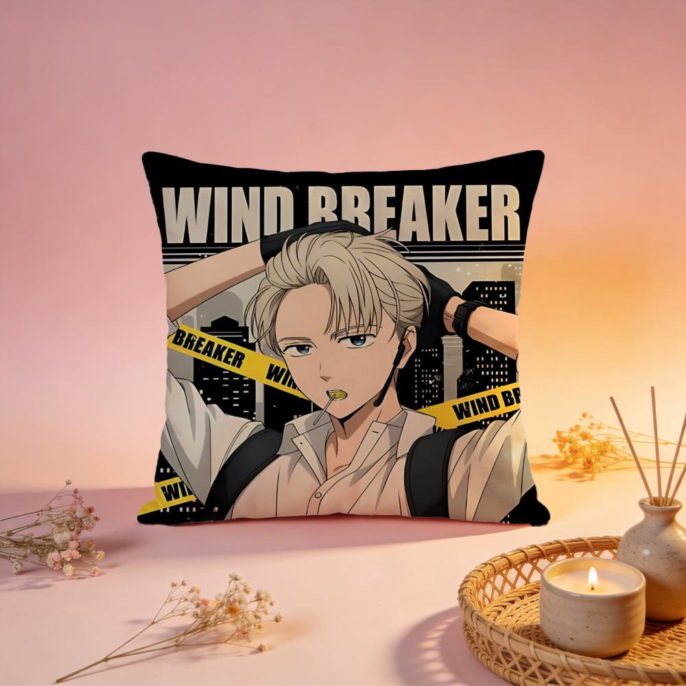 Popular WWind Breakered Cushion Cover Comfortable Durable Pillow Cover MultiScene for Home Office Car Sofa