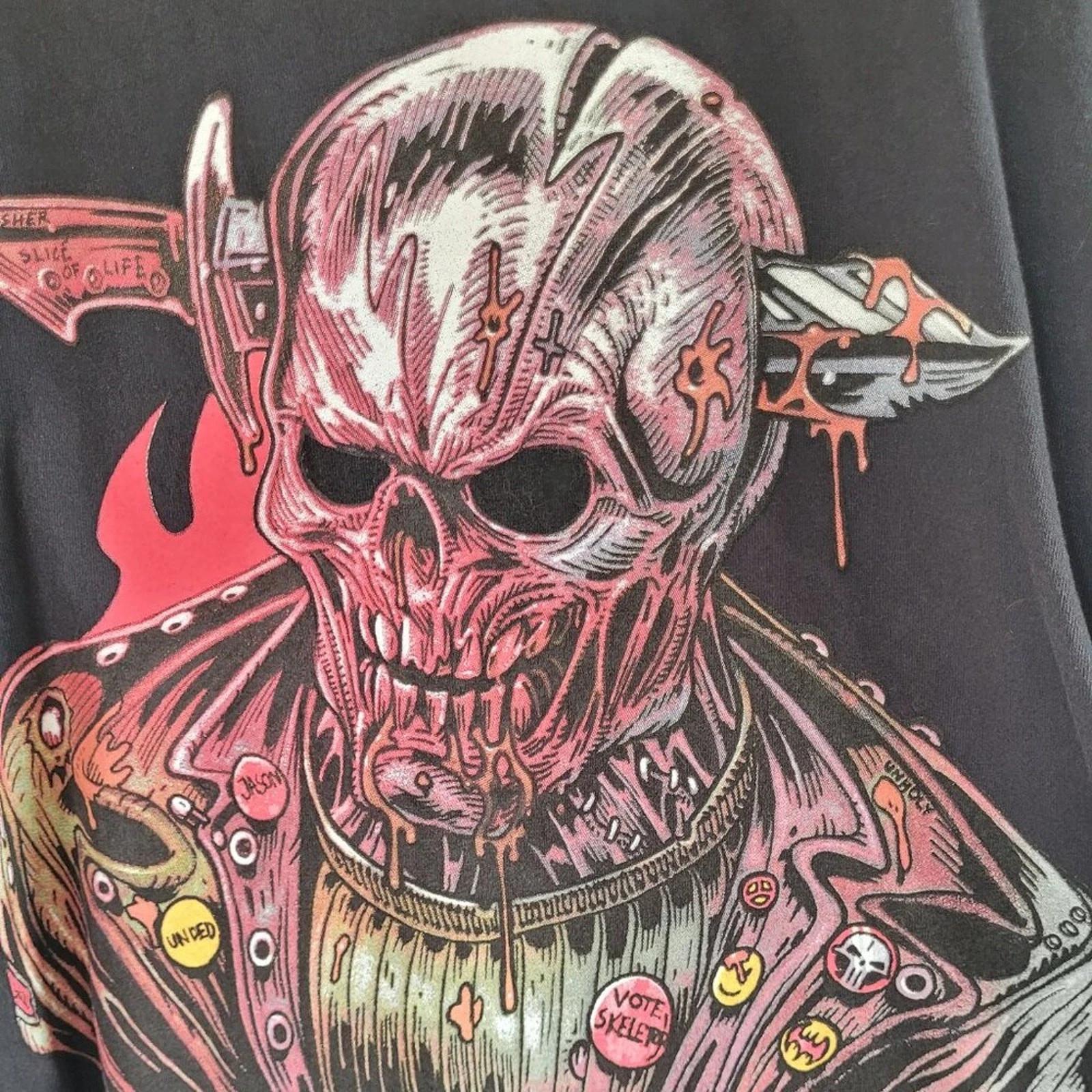 

Warren Lotas x Johan Aberg The Wild Bunch Undead Skull T-Shirt Size L 2XL