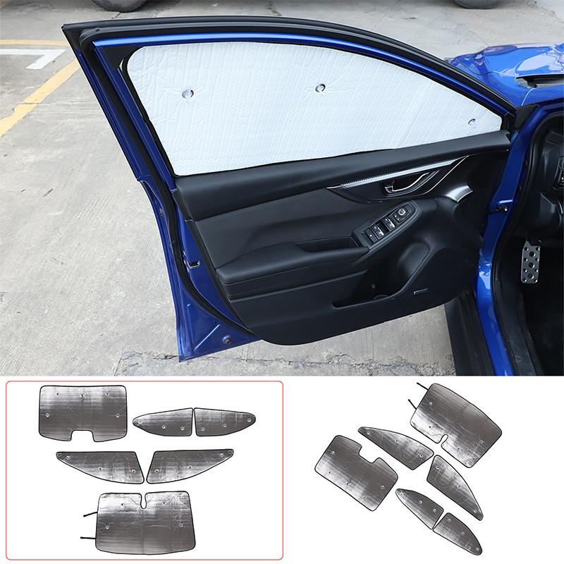 For Subaru WRX 2022 2023 aluminum foil Silver Car Front Windshield Full window glass Sun Protection Parasol Car