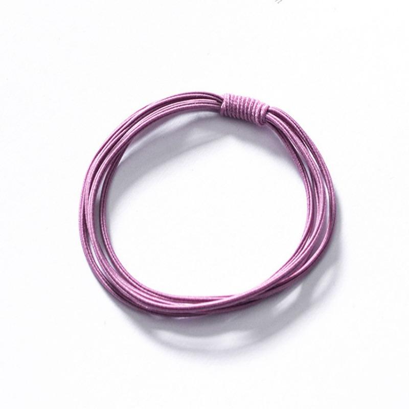 

Four-in-one Knotted Hair Band Hair Tie Hair RopeHair Band Hair Tie Hair Accessory Handmade 100pcs фіолетовий