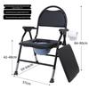 Portable Foldable Toilet Chair for Elderly – Mobile, Home Use Stool