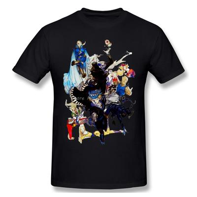 Yoshitaka Amano Final Fantasy VI Main Characters T Shirt White Final Fantasy Printed Tshirt Summer Anime Men Streetwear Harajuku