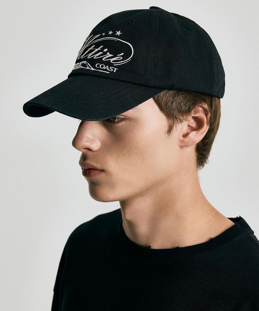 Matile Coast Washed Cap / Black
