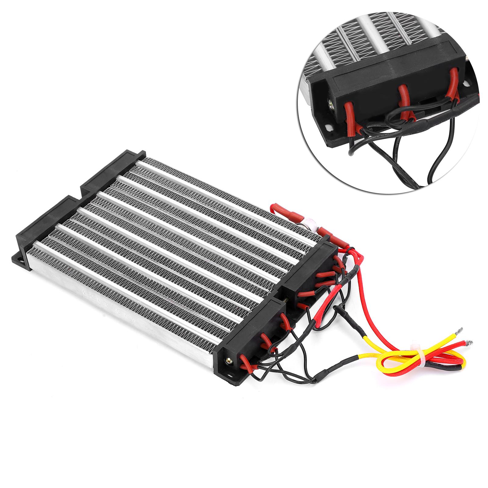 PTC Ceramic Air Heater Electric Insulated Thermostatic Safety Heating High Power 3000W AC 220V PTC ceramic heating element and aluminum
