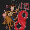 Toy Story Unisex Adult IÂ´m 8 Woody Birthday T-Shirt