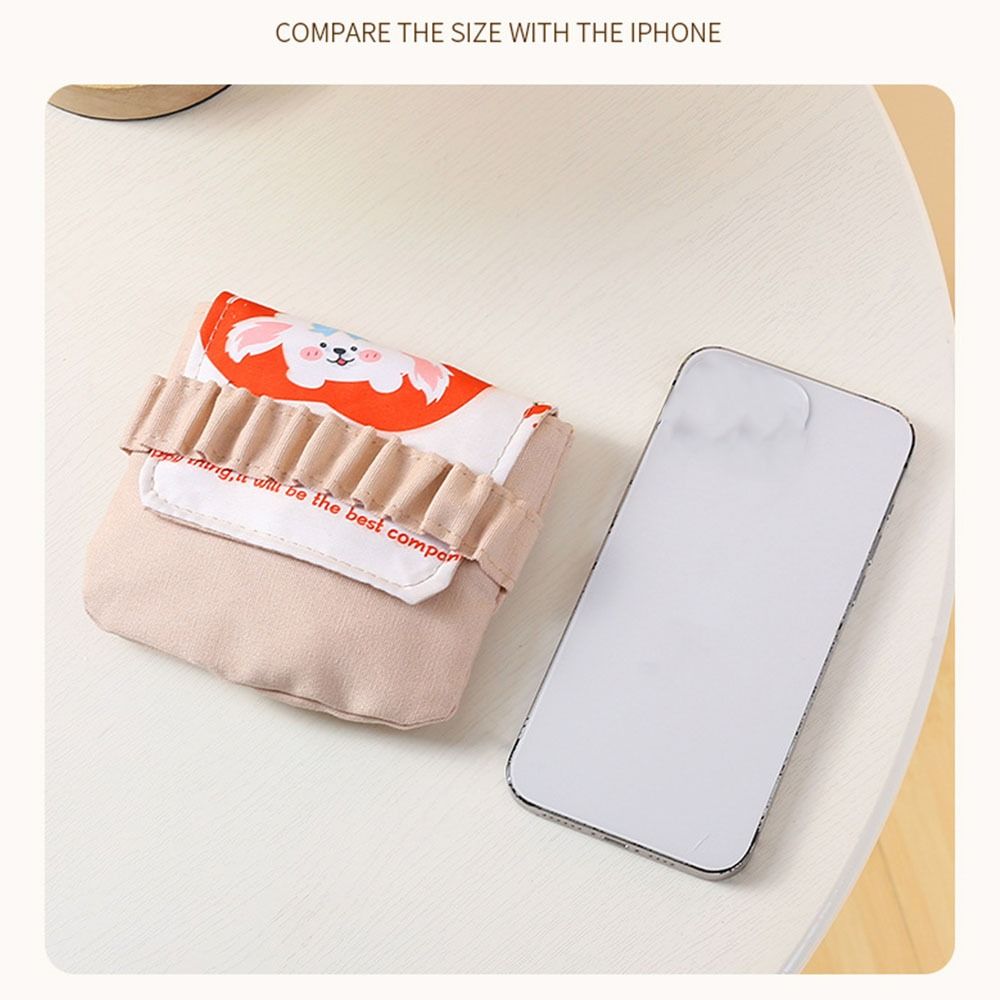 Mini Data Cables Organizer Sanitary Pads Bag Multipurpose Large Capacity Cosmetic Bag Coin Purse