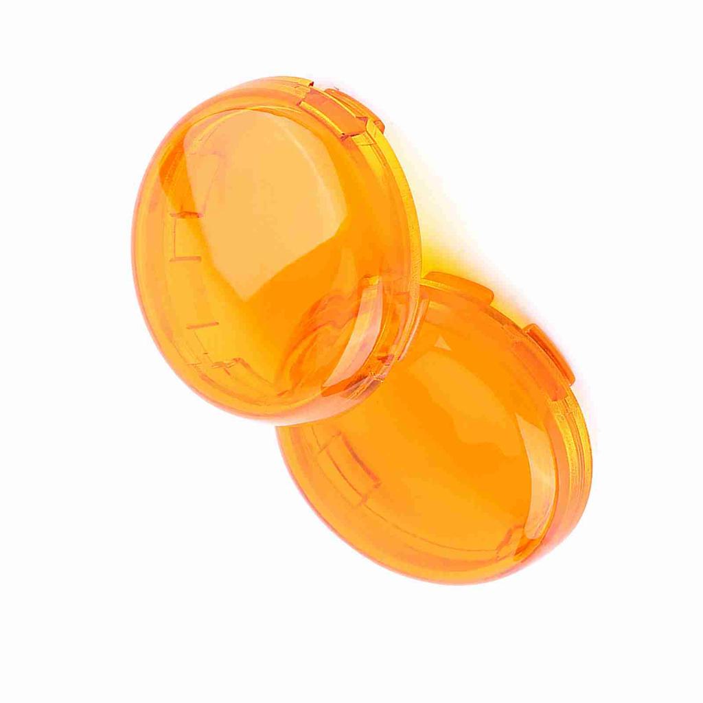 2 pcs Motorcycle Turn Signal Light Lens Cover For Dyna Softail Sportster 1986 15