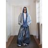 Men's Two-Piece Look Cardigan Hoodie, Spring/Autumn 2024 Trend, Heavyweight Patchwork Zipper Jacket