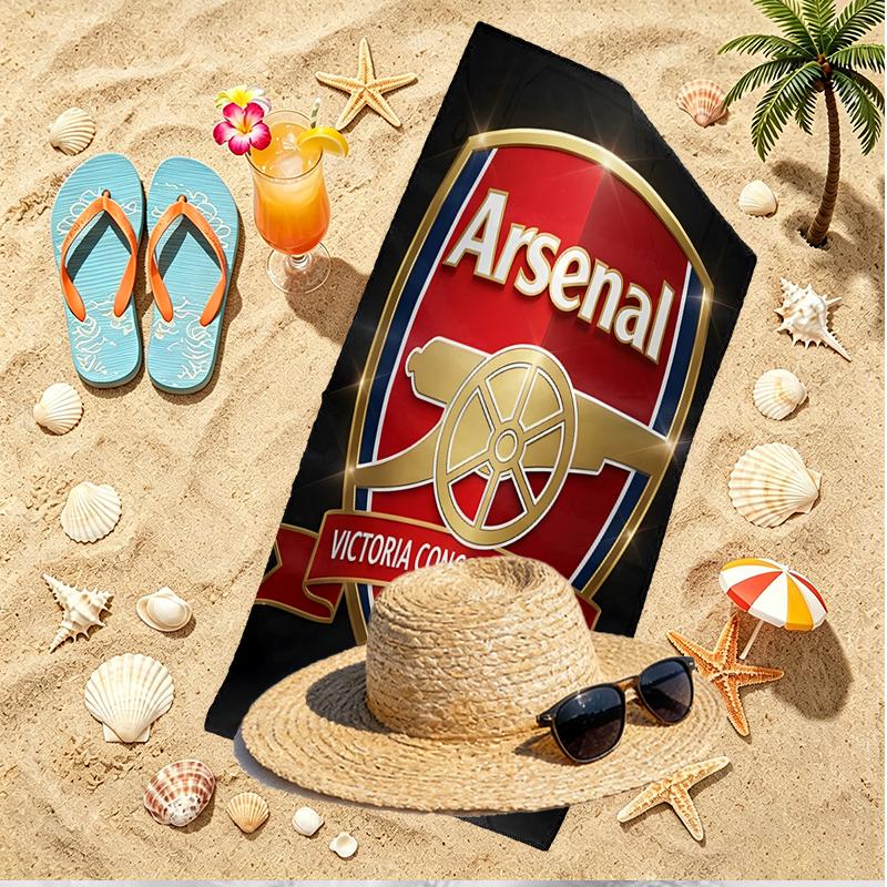 Football team.C Print Beach Towel, Versatile Lightweight Absorbent Beach Towel for Pool Surf Yoga Bathroom, Perfect Birthday Holiday Gift