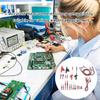 25Pcs Digital Electrical Multimeter Testing Test Leads Set with Wire Piercing Probes Set Professional Test Leads Set