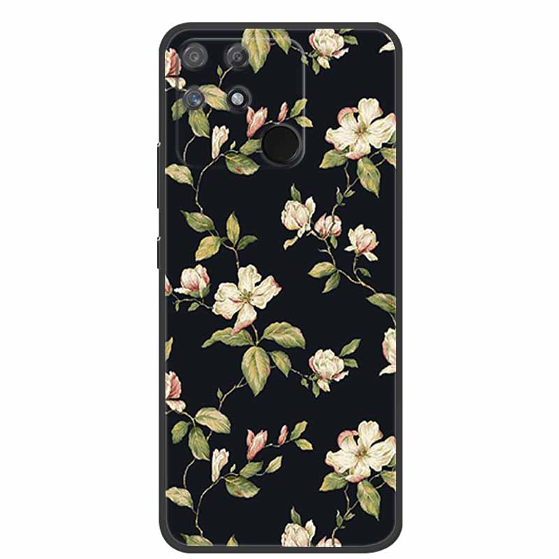For Redmi 10C Case Redmi10C Black Soft Silicone Phone Case For Xiaomi Redmi 10C Back Cover Case Redmi 10 C Power Funda POCO C40