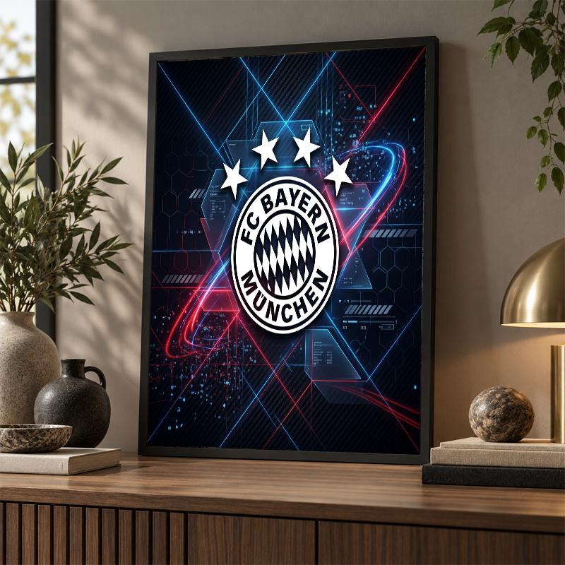 Bayern Munich Diamond Painting Kit 5D Full Drill DIY Diamond Mosaic Wall Art Home Decor