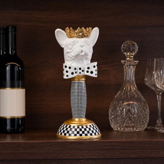 Animal Ornaments, Decorative Painted Resin Ornaments, Modern Style Wine Cabinet Decor, for Living Room Bedroom Office