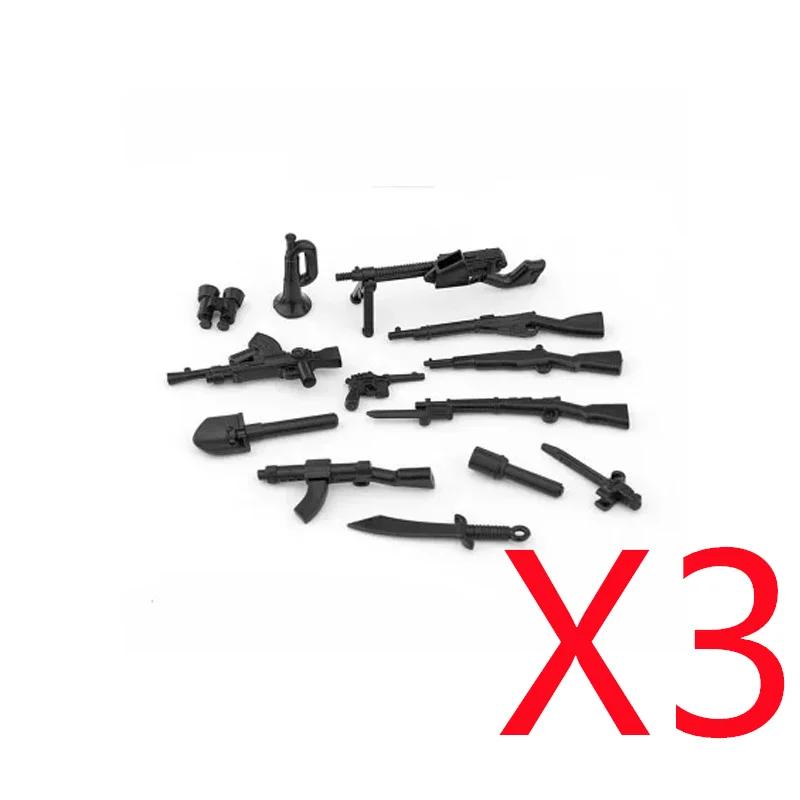 MOC Military Building Blocks Accessories Weapons Guns Special Forces Soldiers AKM Rocket Launchers Night Vision Toys Gifts X036