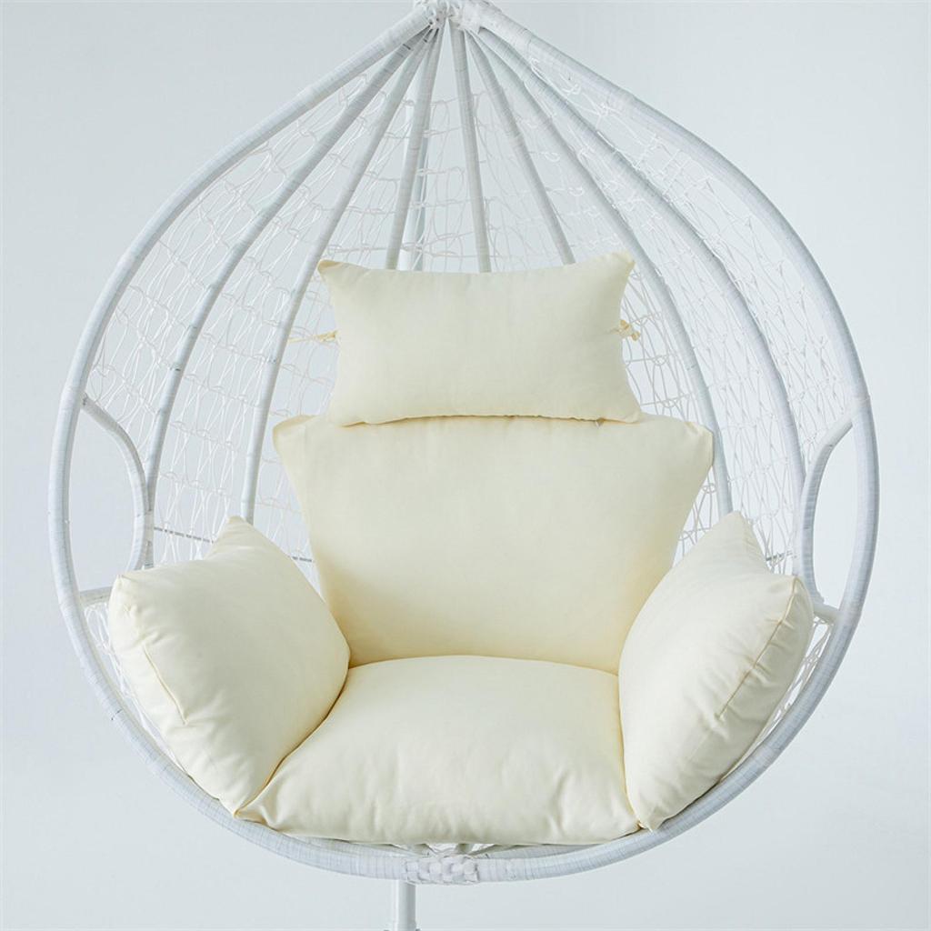Egg Chair Cushion, Replacement Swing Chair Cushion with Headrest Pillow, Hanging