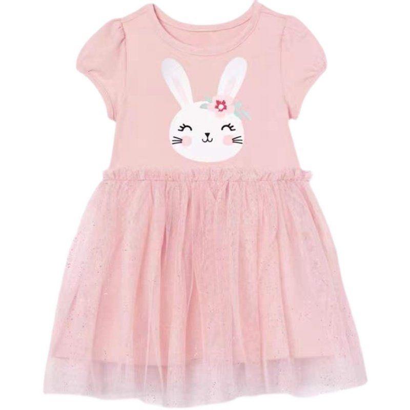 Children's Summer Cotton Pink Princess Dress