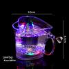Bicchiere d'Acqua LED Laccato Sette Colori: Si illumina quando riempito
