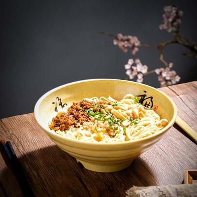 Melamin-Ramen-Schüssel im japanischen Stil, große Suppenschüssel, Geschirr, Nudelschüssel, Hotels