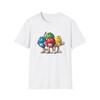 Lustige M&M-Charaktere Unisex Softstyle T-Shirt, Herren Damen T-Shirt, Humorvoll