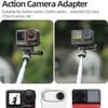 Plastic Tripod Mount Adapter Lightweight Durable 1/4 Screw Portable for DJI Action 5 Pro/4/3 Pocket 3 Insta360 Ace Pro 2 X5