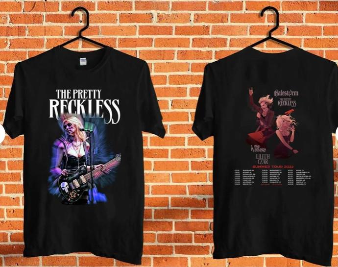 26 Halestorm and The Pretty Reckless Summer Tour 2022 T-Shirt. Unisex T-Shirt M