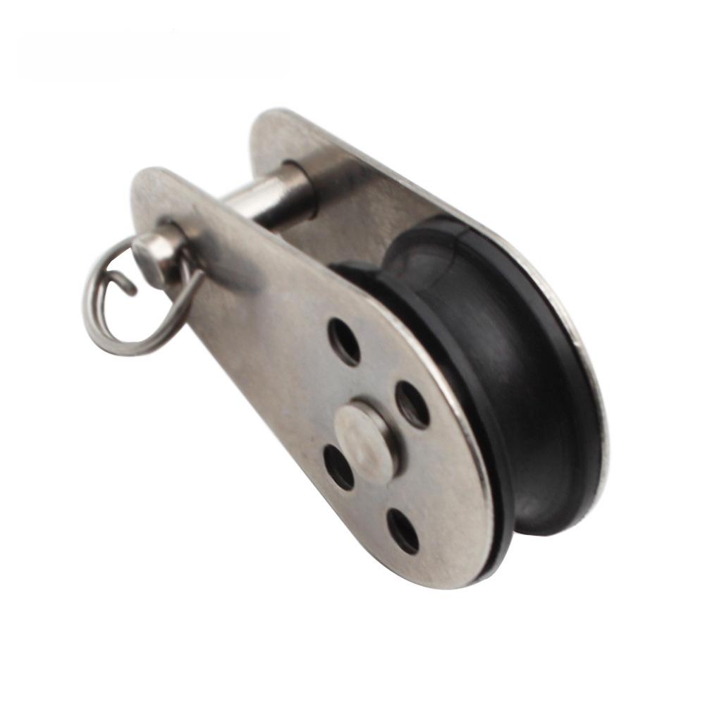RICHWITS Stainless Steel Flagpole Pulley with Nylon Sheave