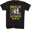 Bruce Lee Chinese Martial Arts Icon Using No Way As Way Adult T-Shirt Tee Black