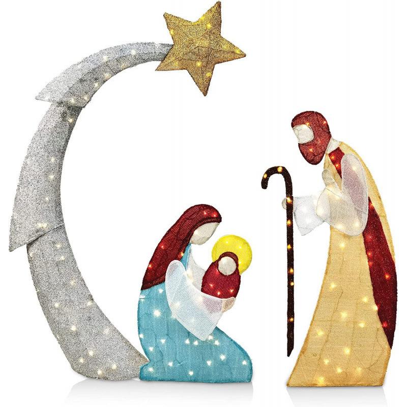 Christmas Manger Scene Garden Decoration Christmas Easter Decoration Ornament