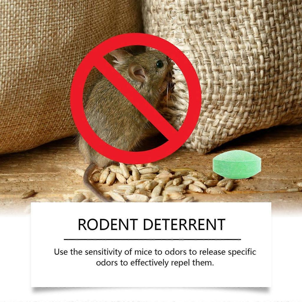 Rodent Repellent Mouse Repellent with Peppermint Oil To Repel Mice And Rats, Natural Rat And Mice Deterrent Indoor Outdoor Safe for Pet Human