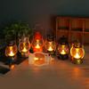 New Retro Portable Lantern Vintage LED Light Christmas Decoration Halloween Electronic Candlestick Bar Atmosphere Layout Light
