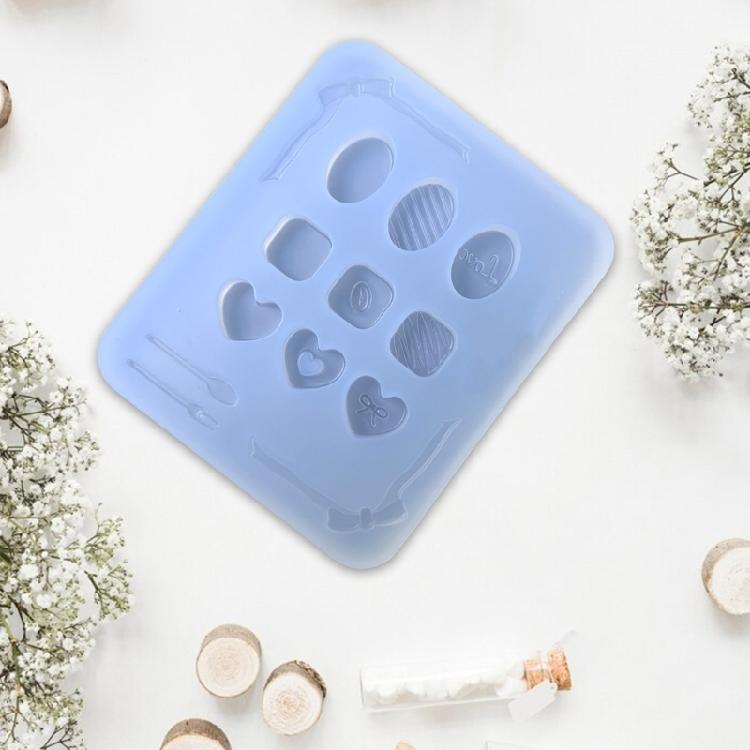 Süßigkeiten-Zubehör Form Flexible Silikon-Schmuckanhänger Form Zubehör Anhänger Herstellung Form für Bastelliebhaber